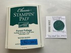 Stampin Up Ink Pad Forest Foliage 2005 Retired Classic Design Case As Is Flaw