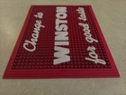 Vintage Winston Cigarettes Change To For Good Taste Rubber Drink Bar Change Mat