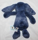 Jellycat London I Am Original Bashful Navy Blue Bunny Medium 12  Soft Plush Nwt