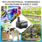Submersible Fountain Pump With Led Lights For Aquarium Fish Tank Ponds