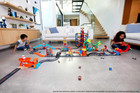 Hot Wheels City Track Pack 10 Pieces Includes Car Flexible Tracks For Kids