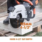 Evolution R300dct   12    Electric Concrete Saw   Blade Included  refurbished 
