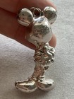 Dlc Disney Wtd Sterling Silver Mickey Mouse Puffy Pendant Vintage 