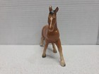 Vintage Ucagco Porcelain Brown Horse Figurine Japan Approx 5    X 6   