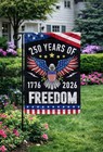 America 250th Birthday Garden Flag  250 Years American Banner  1776-2026 Anniver