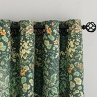 Green Pattern Curtains 95 Inch Length 2 Panels Vintage Boho Botanical Leaf Fl   