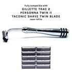 Taconic All Metal Trac 2   Trac Ii Compatible Razor   10 Twin Blades