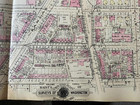 Detailed Large Plat Map  Petworth Neighborhood  plan 18  Washington D c   1945