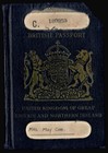 1942 Rare Uk Wwii British Passport  Lot Of Visas Stamps Id Collection