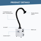 Monport 150w Fume Extractor Smoke Air Purifier Laser Engraver Soldering Machine