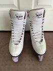 Nwob Jackson Softskate Classic Ice Figure Skates Women s Size 9 White purple