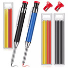 Sturdy Practical Long Mechanical Woodworking Carpenter Pencils With 18 Refills