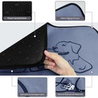 Zlune Washable Dog Pee Pads 36x36  - 2 Pk Reusable  Absorbent  Non-slip