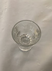Anchor Hocking - Vintage Clear Shot Glass Heavy Thick Paneled Bottom - 2 25   