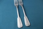 Wmf Cromargan Murray Hill  older Dinner Forks  2pc Set  Germany Stainless 7 5 8 