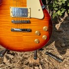 Hot Sale Standard Electric Guitar Honey Burst Flame Maple Top Chrome Hardware