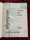 Marietta High School Yearbook 1952  olympian  52 Marietta  George Ga