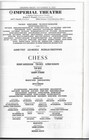 Chess Playbill Opening Night Lea Michele Aaron Tveit Nicholas Christopher