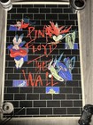 Vintage Pink Floyd The Wall Black Light Poster 1994  1652 Screaming Heads
