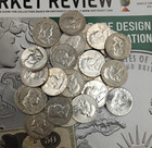 Silver 90  Franklin Half Dollar Lot Of 18 Random Coins Tp-8003