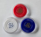 Joey Aiuppa Personally Owned Monogrammed Poker Chips - Chicago Mob Boss