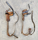Vintage Pair Of Buckingham Tree   Pole Climbing Spikes Gaffs