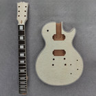 Diy  6string Lp Electric Guitar Kit Unfinish Quited  Maple Top Gd Part Set Neck