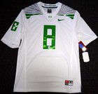 Oregon Ducks Marcus Mariota Autographed Signed White Nike Jersey Size M Mm Holo