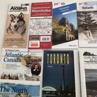 Lot Of 18 Vintage Maps Brochures Guides For Canada And Alaska