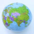 Inflatable Globe World 16 Inches Easy To Read Pvc Geography Balloon Toy Globe
