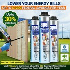 Apel Spray Foam Insulation -  24 X 32 80 Oz   480 Bd Ft  Self Expanding Polyuret