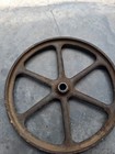 Vintage Oem Delta Milwaukee 14  Band Saw Cast Iron Upper And Lower Wheels