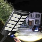 2pcs 8000w Commercial Solar Street Lights Dusk To Dawn Outdoor Wide Angle Lamp