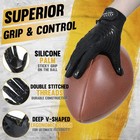 Handlandy Youth Football Gloves  Kids Sticky Receiver Gloves