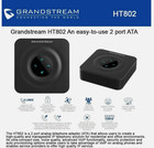 Grandstream Gs-ht802 2 Port Analog Telephone Adapter Voip Phone   Device  Black