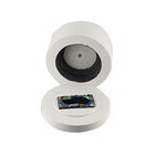 Love Charm Glass Jewelry Tools 4-3 5- Inch Diameter  3-1 2- High  White
