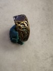 Antique Rare  Victorian  Openwork  Bronze   Ring Us -8 75