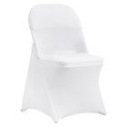 Sihao 100pcs Stretch Spandex Folding Chair Covers Use For Wedding Party Dining