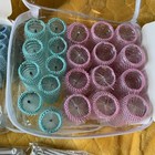 Conair Brush Rollers Tight   Bouncy Curls Hair Curlers 45 Count 3 Sizes Clips