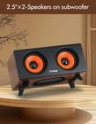    2026 Update    Usb 2 1 Computer Speakers With Subwoofer  3 5mm usb Input Pc