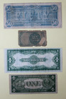  lot Of 4  Different Vintage Us Paper Currency   Confederate fractional hawaii 