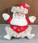 Rare Vtg Napco Christmas Salt Or Pepper Shaker Seated Santa Spaghetti Mcm Japan