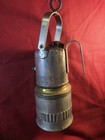 Antique Carbide Miners Lamp Acetylene Mining Light Timber Spike Hanging Lamp