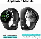  3 Pack  Case For Google Pixel Watch 3  45mm  2024 Full-around Screen Protector