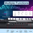 88 Key Semi Weighted Digital Piano Keyboard Bluetooth Midi Stand Pedal  r048