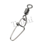 100pcs Rolling Barrel Swivel Fishing Swivels Solid Ring 14kg 31lb Swl Fastlock