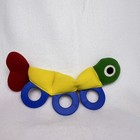 Vintage Johnson johnson Wiggle Worm Activity Toy As Seen In Baby Einstein