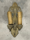 Antique Riddle Co Art Deco Cathederal Sconce For Repair