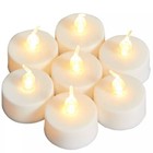Flameless Led Tea Light Votive Candles W batteries - 200 Hours Runtime  24-pack 