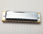 Hohner Blues Harp Ms Diatonic Harmonica Silver Square Hole Case Made In Germany
